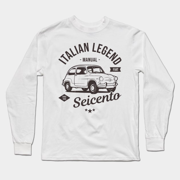 Italian legend - gift for car lovers Long Sleeve T-Shirt by Kicosh